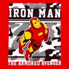 Футболка детская "Iron man" Мстители, рост 122-128, красный - Фото 2