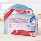 Набор детской бамбуковой посуды, 5 предметов: тарелка, вилка, ложка,стакан,миска , Трансформеры - фото 25379384