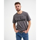 Футболка мужская KAFTAN "Муж года", серый, р. 56 - фото 24699890