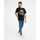 Футболка мужская KAFTAN "Где я прошел", черный, р. 48 - фото 809116543