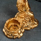 Фигурное кашпо "Фортуна сидя" бронза, 29х30х19см - фото 21451742