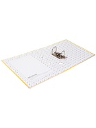 Папка-регистратор А4, 50 мм, ПВХ, тиснение «лен», металлическая окантовка, карман на корешок, собранная, желтая - Фото 5