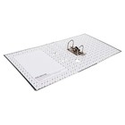 Папка-регистратор А4, 50 мм, ПВХ, тиснение «лен», металлическая окантовка, карман на корешок, собранная, зеленая - Фото 5