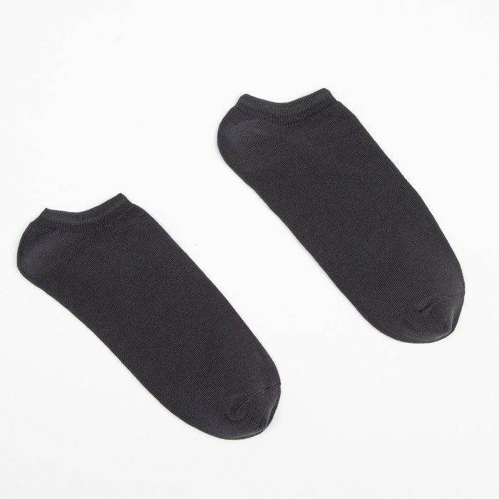 Носки мужские укороченные MINAKU цвет графит, размер 40-41 (27 см) - Фото 1