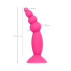 Анальная пробка A-Toys by Toyfa Hild, силикон, цвет розовый, 11 см - Фото 3
