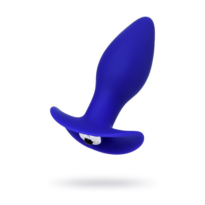 Анальная вибропробка ToDo by Toyfa Fancy, силикон, цвет синий, 10,7 см, d 3,5 см