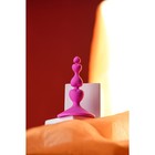 Анальная пробка Eromantica, силикон, розовая, 8 см, d 2,3 см - Фото 6