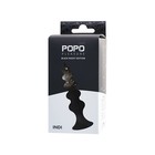 Анальная пробка POPO Pleasure by Toyfa Indi, силикон, чёрная, 11,5 см, d 2,9 см - Фото 7