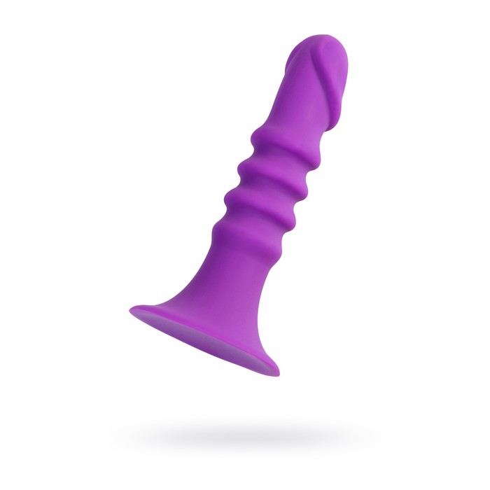 Анальный фаллоимитатор A-Toys Drilly, силикон, цвет фиолетовый, 14 см