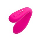 Вибратор для пар Lovense Quake Dolce, силикон, цвет розовый, 20 см - Фото 8