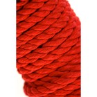 Верёвка для шибари Pecado BDSM, на катушке, хлопок, красная, 10 м - Фото 5
