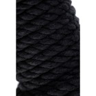 Верёвка для шибари Pecado BDSM, на катушке, хлопок, чёрная, 10 м - Фото 5