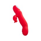 Вибратор JOS Redli с двигающейся головкой, силикон, цвет красный, 21 см - Фото 12