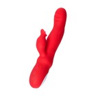 Вибратор JOS Redli с двигающейся головкой, силикон, цвет красный, 21 см - Фото 13