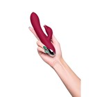 Вибратор с клиторальным стимулятором L'eroina by Toyfa Sangra, силикон, бордовый, 20,5 см - Фото 6