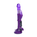 Вибратор с клиторальным стимулятором Toyfa A-Toys , TPR, цвет фиолетовый, 22 см - Фото 5