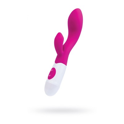 Вибратор с клиторальным стимулятором Toyfa A-Toys Fela, силикон, цвет розовый, 20,5 см