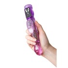 Вибратор с клиторальным стимулятором Toyfa A-Toys High-Tech fantasy , TPE, цвет фиолетовый, 22 см - Фото 16