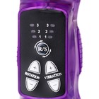 Вибратор с клиторальным стимулятором Toyfa A-Toys High-Tech fantasy , TPE, цвет фиолетовый, 22 см - Фото 17