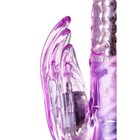Вибратор с клиторальным стимулятором Toyfa A-Toys High-Tech fantasy , TPE, цвет фиолетовый, 22 см - Фото 3