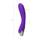 Вибратор «Дрючка-удовольствие», силикон, цвет фиолетовый, 20,5 см - Фото 14