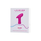 Вибропуля Lovense Ambi, силикон, розовая, 8,6 см - Фото 11