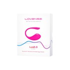 Виброяйцо Lovense Lush 3, силикон, цвет розовый, 18 см - Фото 14
