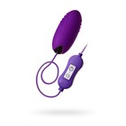 Виброяйцо с пультом управления Toyfa A-Toys Shelly, силикон, цвет фиолетовый - Фото 1