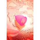 Гигиеническая менструальная чаша Eromantica, силикон, цвет фиолетовый, S - Фото 6