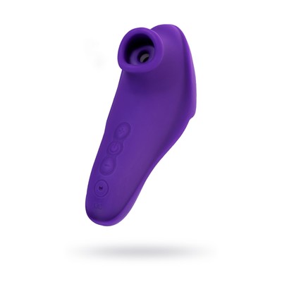 Клиторальный стимулятор - насадка JOS Swizzy, силикон, цвет фиолетовый, 12 см