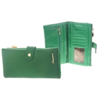 Кошелек женский "Лаверн", 6 отделов, наружный карман, отдел для кредиток, цвет зелёный - Фото 1