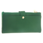 Кошелек женский "Лаверн", 6 отделов, наружный карман, отдел для кредиток, цвет зелёный - Фото 2