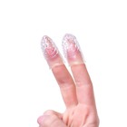 Комплект насадок на палец A-toys Favi, TPE, прозрачный, 3,5 см - Фото 8