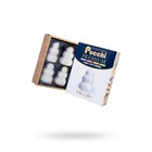 Набор нереалистичных мастурбаторов MensMax Pucchi Premium, TPE, цвет белый, 6,5 см - Фото 1