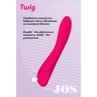 Нереалистичный вибратор JOS Twig, 5 режимов, силикон, цвет розовый, 20,5 см, d 3,4 см - Фото 2