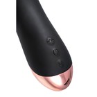 Нереалистичный вибратор Waname D-splash Stream, силикон, цвет чёрный, 21 см - Фото 5