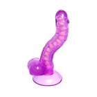 Реалистичный фаллоимитатор A-Toys by Toyfa Celiam, TPE, цвет фиолетовый, 20,5 см - Фото 10