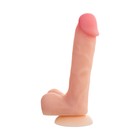 Фаллоимитатор RealStick Silicone Ryan G, телесный, 22,5 см - Фото 4