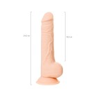 Фаллоимитатор RS Silicone Matthew M с уникальным материалом, телесный, 24,5 см - Фото 3