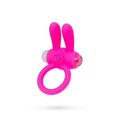 Эрекционное кольцо на пенис Toyfa A-Toys Rabbi, силикон, цвет розовый, d2,5 см