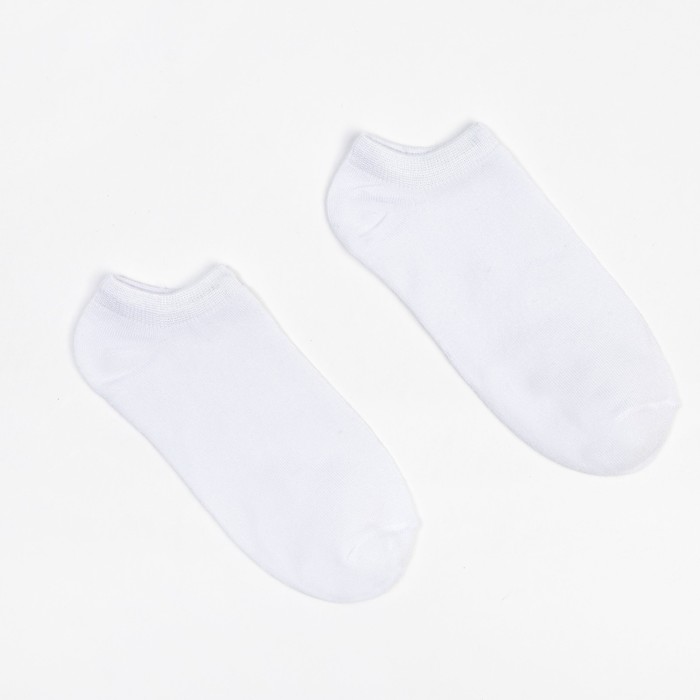 Носки мужские укороченные MINAKU: Premium цвет белый, размер 40-41 (27 см) - Фото 1