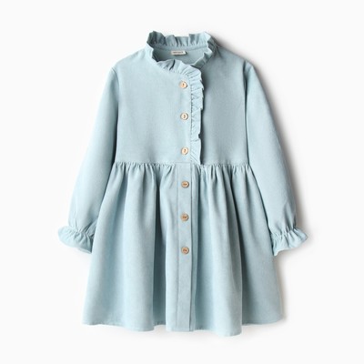 Платье для девочки MINAKU: Casual Collection, голубое, рост 110-116 см