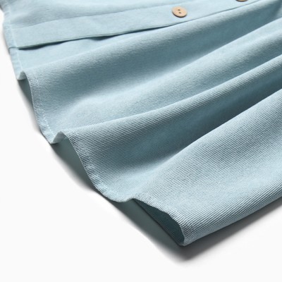 Платье для девочки MINAKU: Casual Collection, голубое, рост 110-116 см