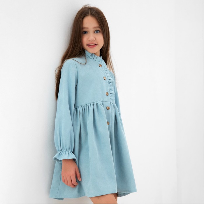 Платье для девочки MINAKU, цвет голубой, рост 140 см
