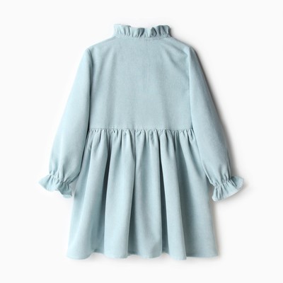 Платье для девочки MINAKU: Casual Collection, голубое, рост 146-152 см