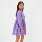 Платье для девочки MINAKU цвет фиолетовый, р-р 140 - Фото 3