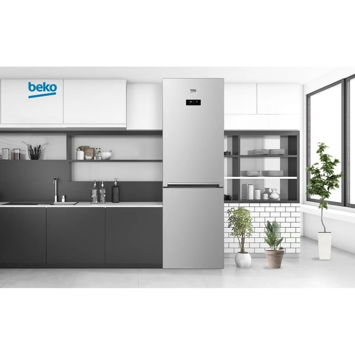 Холодильник Beko CNKL7321EC0S, двухкамерный, класс А+, 321 л, No Frost, серебристый