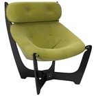 Кресло для отдыха Модель-11 770х760х970 Венге/ткань Verona Apple Green - фото 7572246