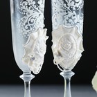 Набор свадебных бокалов "Роза любви" Angela, 2 шт., белый - Фото 2