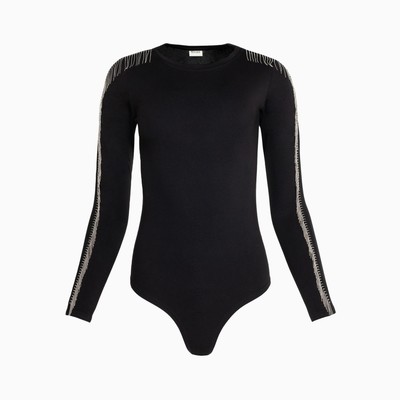 Боди женское MINAKU: PartyDress, чёрное, размер 44
